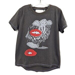 New One Teaspoon X Nirvana Selwood Tee Boys Girls 6-7 Faded Grey SS Shirt